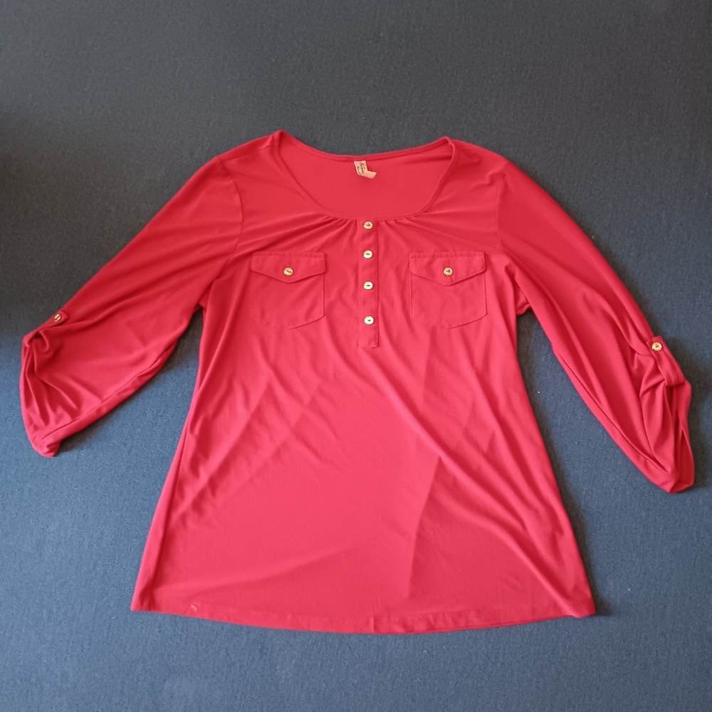 Red blouse - Picture 3 of 3